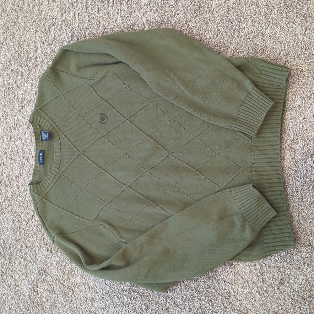 Men's Green Izod Sweater